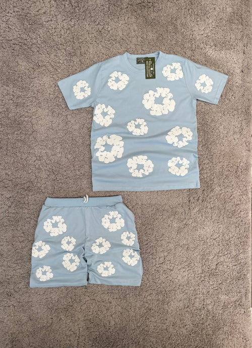 Conjunto Denim azul claro verano