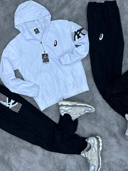 Chandal Asics *reflectante* blanco