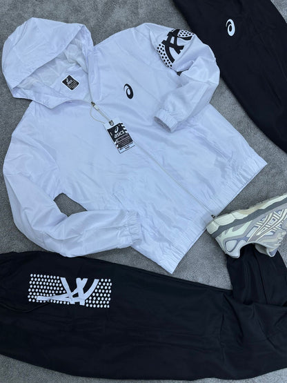 Chandal Asics *reflectante* blanco