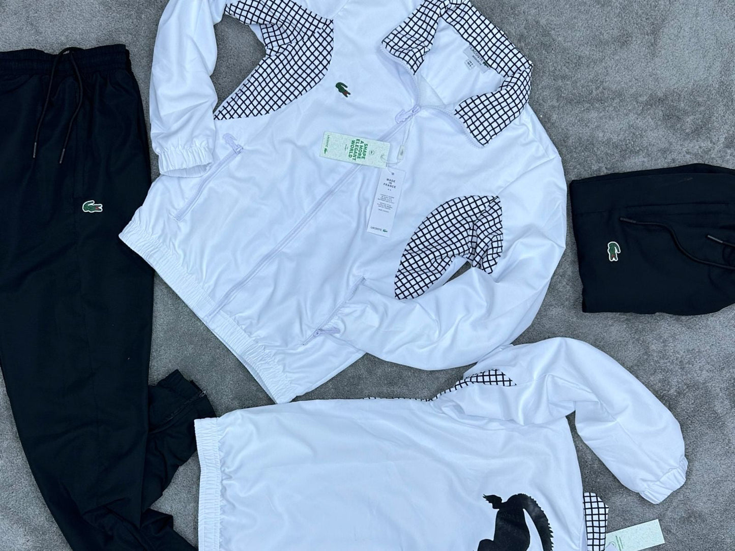 Nuevo Chándal Lacoste Max calidad “blanco”