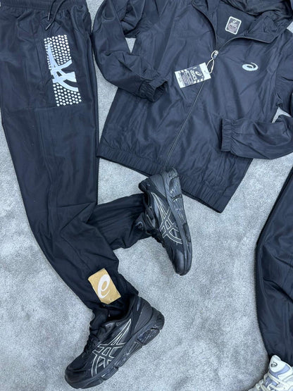 Chandal Asics *reflectante* negro