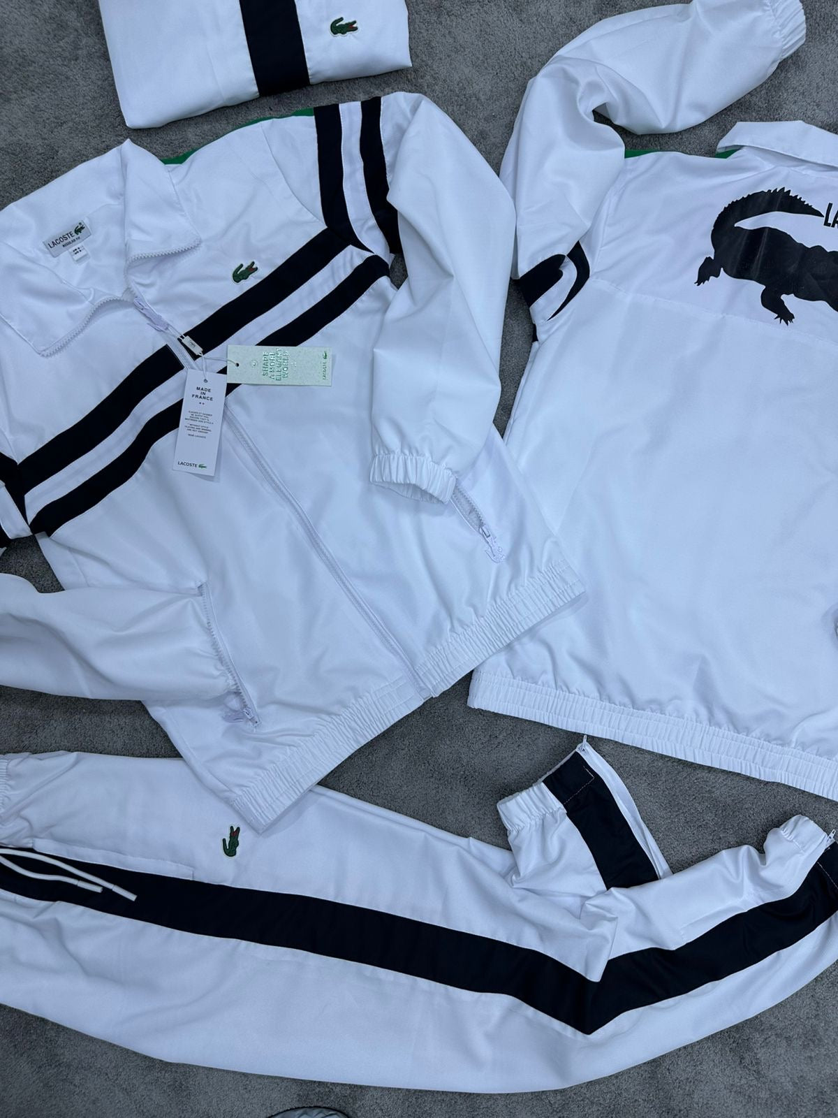 Nuevo Chándal Lacoste Max calidad “blanco”