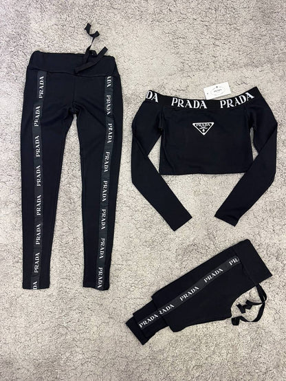 Chándal Mujer PRADA (negro) "Baja calidad"