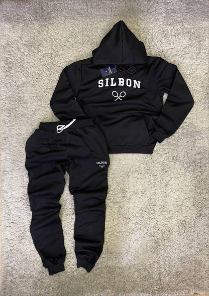 Chándal Silbon “calidad media" negro