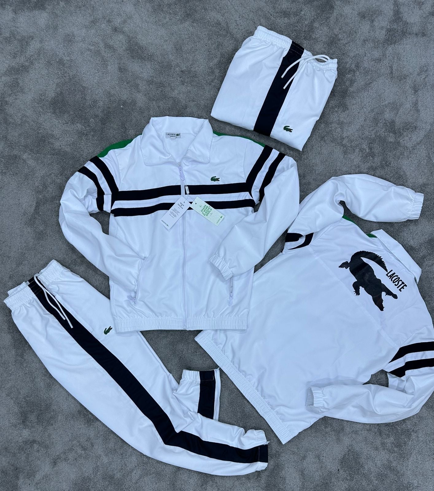 Nuevo Chándal Lacoste Max calidad “blanco”
