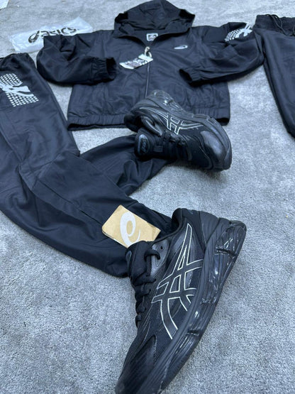 Chandal Asics *reflectante* negro