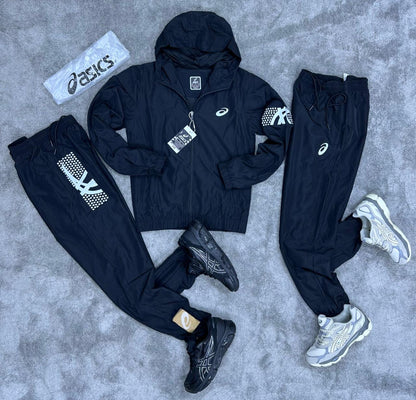 Chandal Asics *reflectante* negro