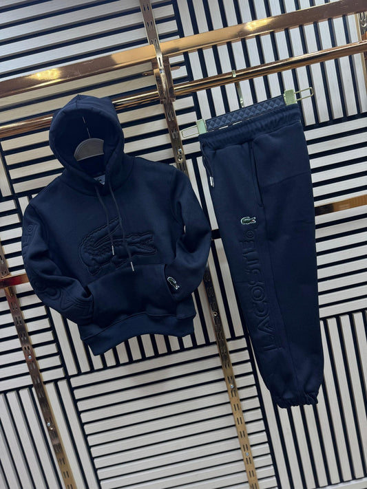Chándal Lacoste (Talla de Niños) Negro