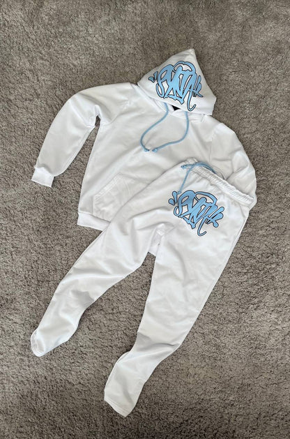 Chandal Syna blanco azul (Baja Calidad)