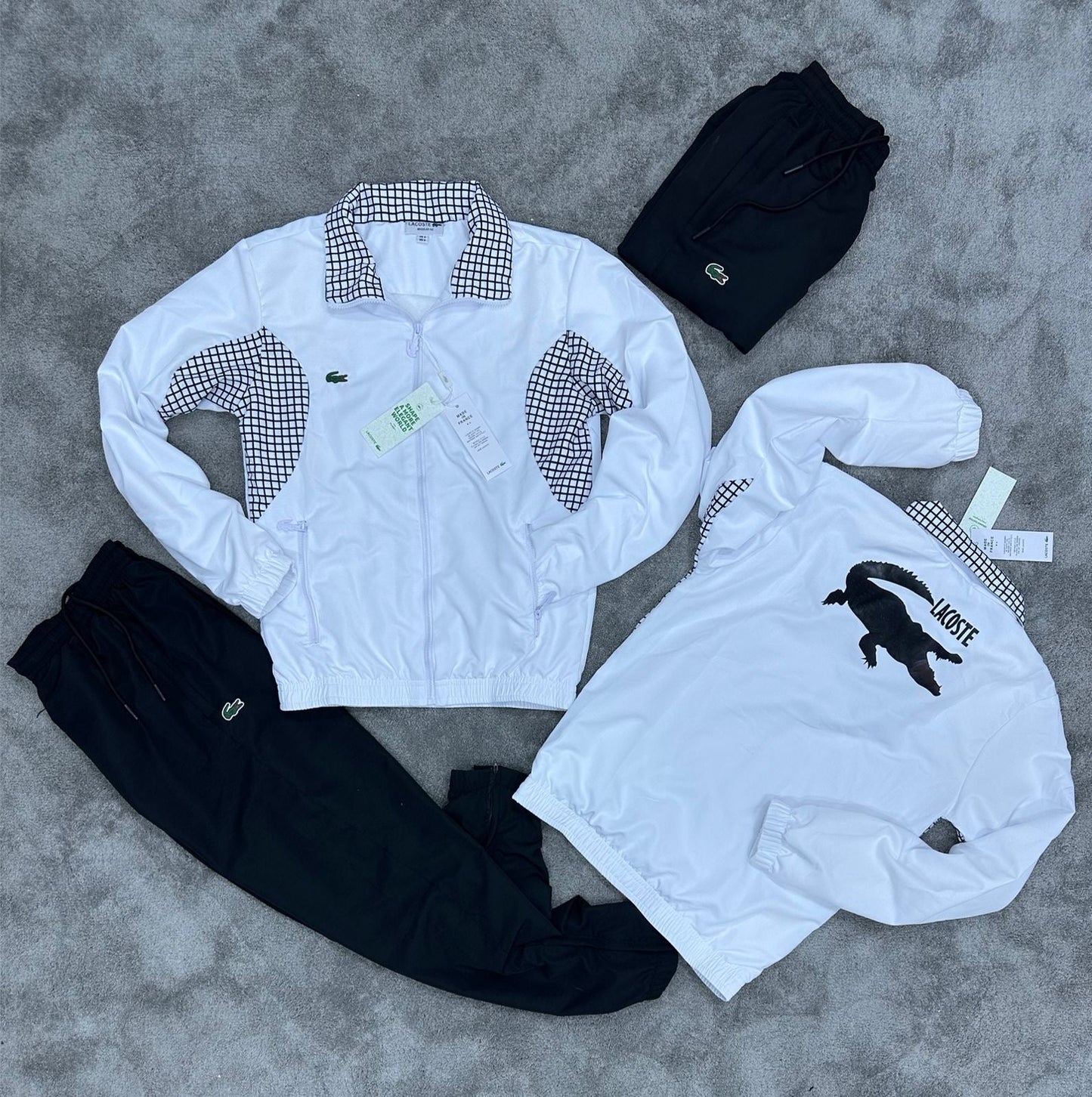 Nuevo Chándal Lacoste Max calidad “blanco”