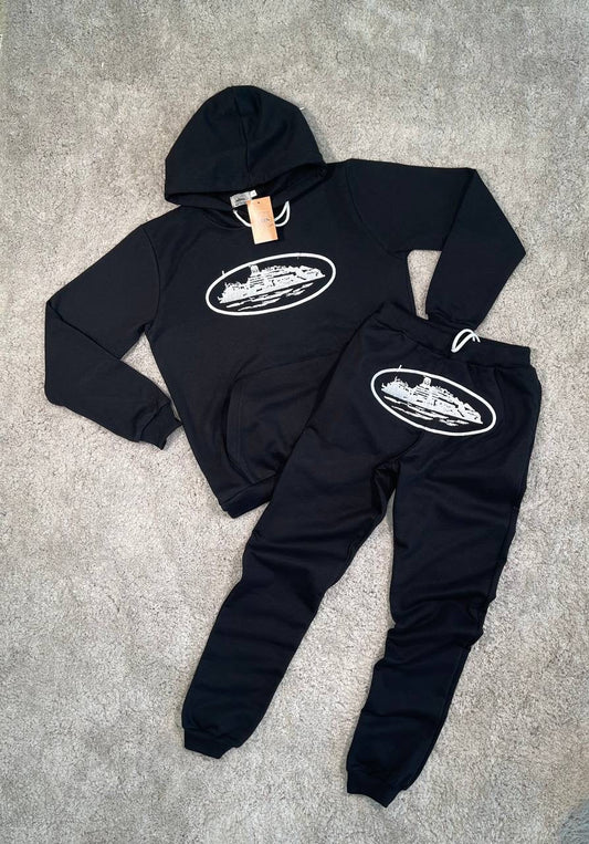 Chándal Corteiz (Negro) "Baja calidad"